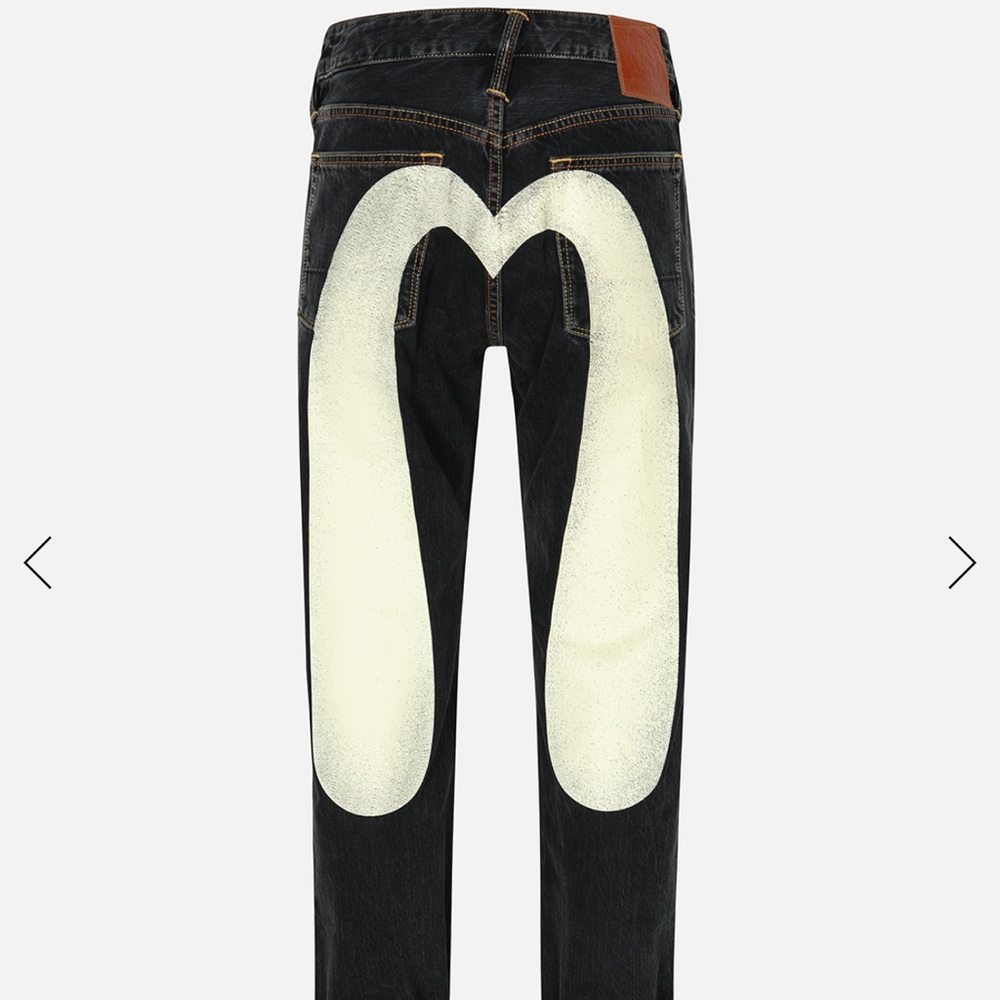 Evisu Daicock Print baggy for denim jeans